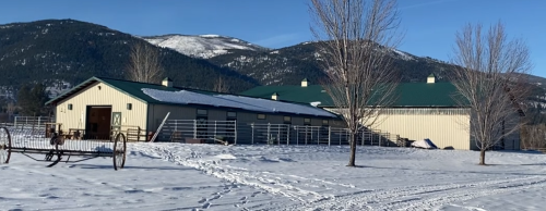 Working Area in Winter